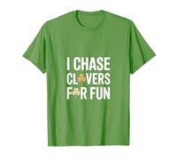 Io Chase Clovers per Divertimento St Patricks Partito Maglietta