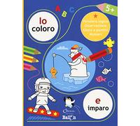 Io coloro e imparo 5+. Pensiero logico. Osservazione. Gioco a puntini. Numeri. Ediz. a colori