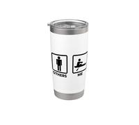Io come vogatore Regata di canottaggio Sculling Bicchiere termico in acciaio inox doppia parete