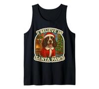 Io Credo in Santa Paws Springer Spaniel Christmas Canotta