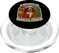 Io credo in Santa Paws Springer Spaniel Christmas PopSockets PopGrip per MagSafe