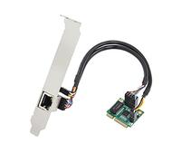 IO Crest 2.5 Gigabit Ethernet Mini PCI-E Scheda Controller di Rete 10/100/1000/25000 Mbps RJ45 LAN Adapter Converter per PC Desktop