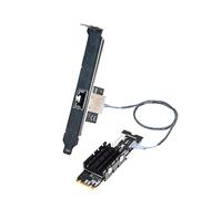 IO Crest Scheda di espansione chiave della rete Ethernet di 10 gigabit M.2 M