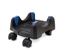 IO Crest - Supporto in plastica per case ATX con larghezza regolabile da 14,5 cm a 24,5 cm con ruote girevoli e componenti altri SY-ACC65090