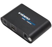 IO Crest SY-ADA31050 - Convertitore VGA + audio da 3,5 mm a HDMI, colore: Nero