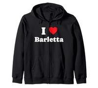 Io Cuore Amo Barletta Designs Felpa con Cappuccio