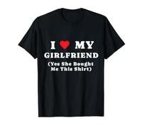Io Cuore Il Mio Ragazza GF Sì Lei Comprato Mi Questo Maglietta