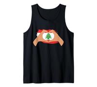 Io Cuore Libano, Bandiera del Libano, Bandiera patriottica libanese Canotta