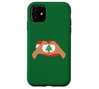 Io cuore Libano, bandiera del Libano, bandiera patriottica libanese Custodia per iPhone 11