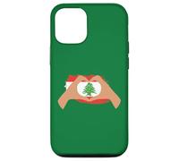 Io cuore Libano, bandiera del Libano, bandiera patriottica libanese Custodia per iPhone 12/12 Pro
