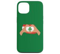 Io cuore Libano, bandiera del Libano, bandiera patriottica libanese Custodia per iPhone 13