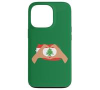 Io cuore Libano, bandiera del Libano, bandiera patriottica libanese Custodia per iPhone 13 Pro