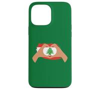 Io cuore Libano, bandiera del Libano, bandiera patriottica libanese Custodia per iPhone 13 Pro Max