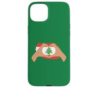 Io cuore Libano, bandiera del Libano, bandiera patriottica libanese Custodia per iPhone 15 Plus