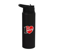 Io Cuore Mia Moglie Stainless Steel Insulated Water Bottle