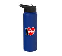 Io Cuore Mia Moglie Stainless Steel Insulated Water Bottle