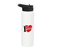 Io Cuore Mia Moglie Stainless Steel Insulated Water Bottle
