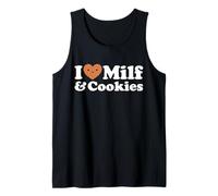 Io Cuore Milf & Biscotti - Divertente Latte Amore Caldo Dolce Mamme Scherzo Canotta