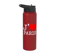 Io cuore Parigi J'adore Paris Stainless Steel Insulated Water Bottle