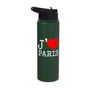 Io cuore Parigi J'adore Paris Stainless Steel Insulated Water Bottle