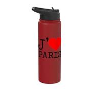 Io cuore Parigi J'adore Paris Stainless Steel Insulated Water Bottle