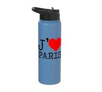 Io cuore Parigi J'adore Paris Stainless Steel Insulated Water Bottle