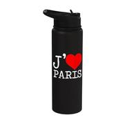Io cuore Parigi J'adore Paris Stainless Steel Insulated Water Bottle