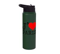 Io cuore Parigi J'adore Paris Stainless Steel Insulated Water Bottle