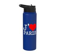 Io cuore Parigi J'adore Paris Stainless Steel Insulated Water Bottle