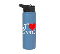 Io cuore Parigi J'adore Paris Stainless Steel Insulated Water Bottle