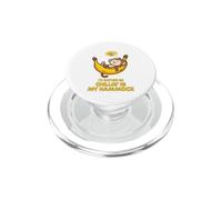 Io d Rather be Chillin' in my Hammock Cute Monkey Camp Kawaii PopSockets PopGrip per MagSafe