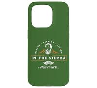 Io d Rather Be In The Sierra - Backpacking Adventure Inspired Custodia per iPhone 15 Pro