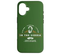 Io d Rather Be In The Sierra - Backpacking Adventure Inspired Custodia per iPhone 16