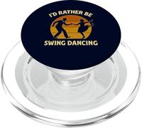 Io d Rather Be Swing Dancing Divertente Lindy Hop Retro PopSockets PopGrip per MagSafe
