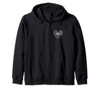 Io d Rather Be Trading Cuore con Linea Sottile Icone Design Felpa con Cappuccio