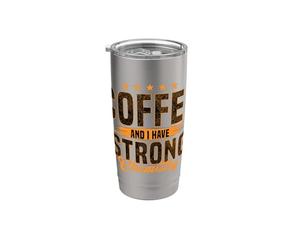 Io e il caffè abbiamo una forte chimica amante del caffè Bicchiere termico in acciaio inox doppia parete