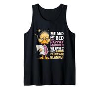 Io e Il Mio Letto Siamo felicemente sposati, Abbiamo 2 Bambini di Nome Anatra Canotta