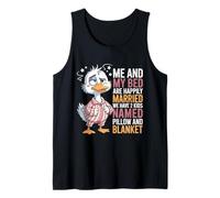 Io e Il Mio Letto Siamo felicemente sposati, Abbiamo 2 Bambini di Nome Anatra Canotta