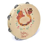 ''Io e te'' Tamburello Personalizzato con nome per Matrimonio Tambourine In Legno Idea Regalo Damigelle Sposi Bomboniere Segnatavoli Decorazioni Segnaposti Addio al nubilato