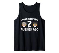 Io era normale 2 australiani fa divertente pastore australiano Canotta