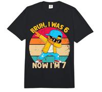 Io Ero 6 Ora Sono 7 Compleanno Dabbing Bambini Ragazzi 67 Meme 7 Bday Comfort Colors Adult Heavyweight T-Shirt