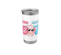 Io ero sei ora sono sette 6 7 Axolotl 67 Meme 7 ° compleanno Bicchiere termico in acciaio inox doppia parete