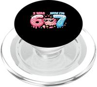 Io ero sei ora sono sette 6 7 Axolotl 67 Meme 7 ° compleanno PopSockets PopGrip per MagSafe