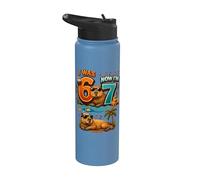 Io ero sei ora sono sette 6 7 Capibara 67 Meme 7 ° compleanno Stainless Steel Insulated Water Bottle