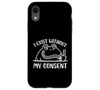 Io esisto senza il mio consenso Surreale Frog Custodia per iPhone XR