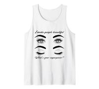 Io Faccio Le Persone Belle Superpower Esthetician Eye Ciglia Canotta