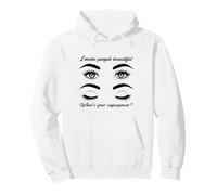Io Faccio Le Persone Belle Superpower Esthetician Eye Ciglia Felpa con Cappuccio