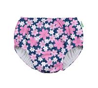 Io gioco. Di Green Sprouts Baby Girls Pannolino da bagno riutilizzabile e pull-up per bambini, blu navy, 12-18 mesi, USA