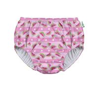 Io gioco. Di Green Sprouts Baby Girls Pannolino da bagno riutilizzabile Pull-up e per bambini, rosa chiaro, a righe color anguria, 12-18 mesi, USA