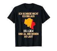 Io grido NON SONO DAL BELGIO - Detti divertenti Maglietta